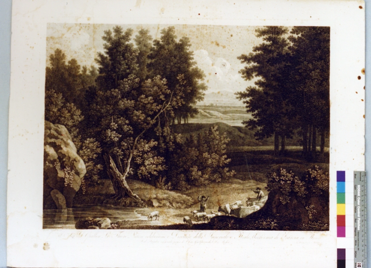 Gaspar Dughet detto Pussino - Paesaggio con pastori e armenti, Certosa e museo di San Martino, Napoli